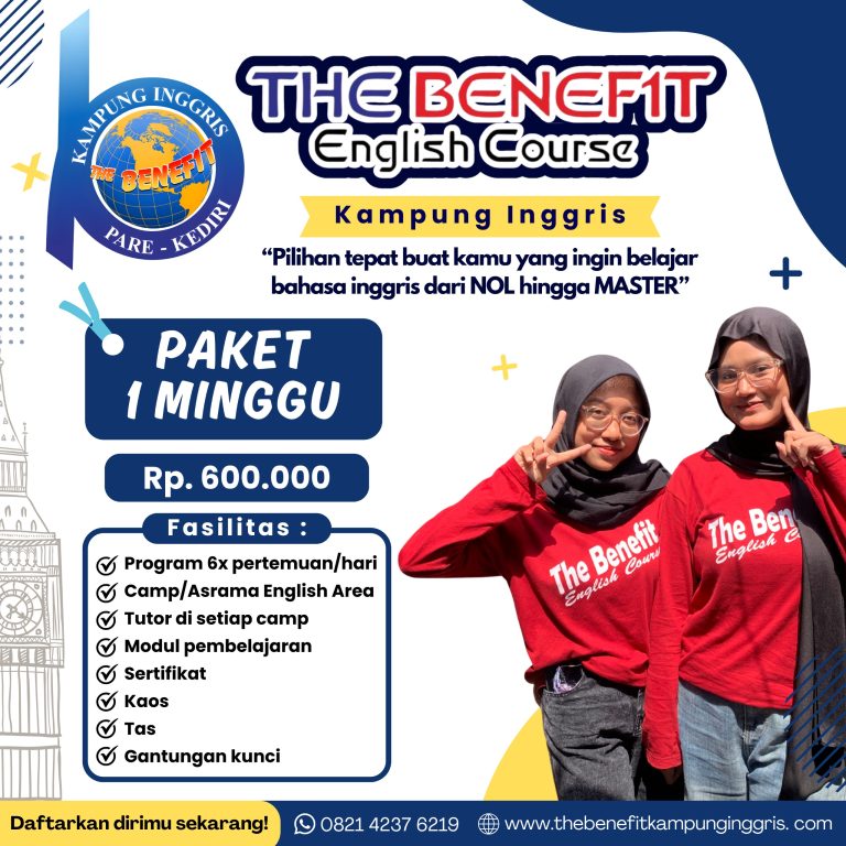 biaya kampung inggris 1 minggu