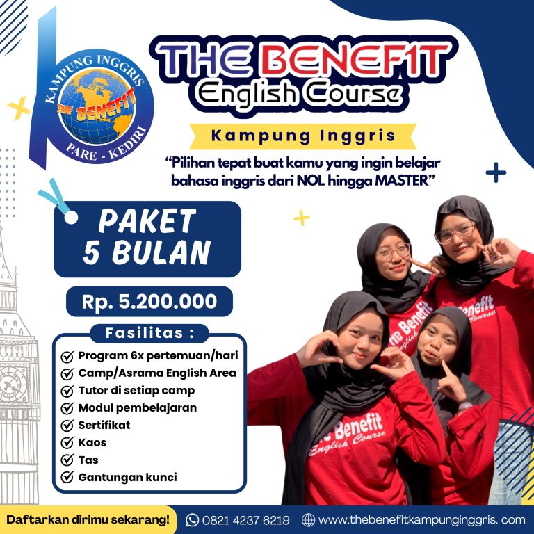 biaya kampung inggris 5 bulan