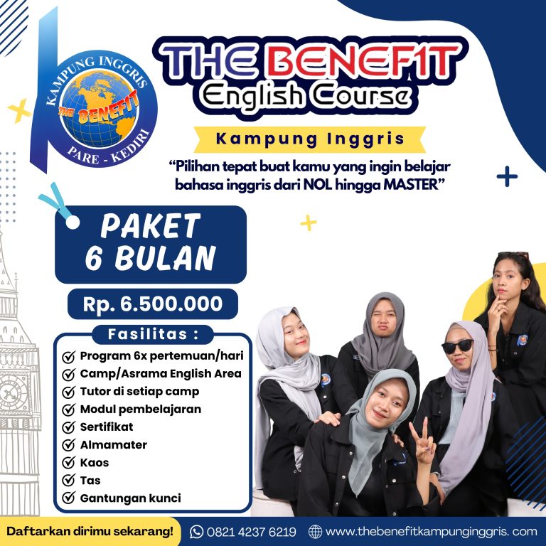 biaya kampung inggris 6 bulan